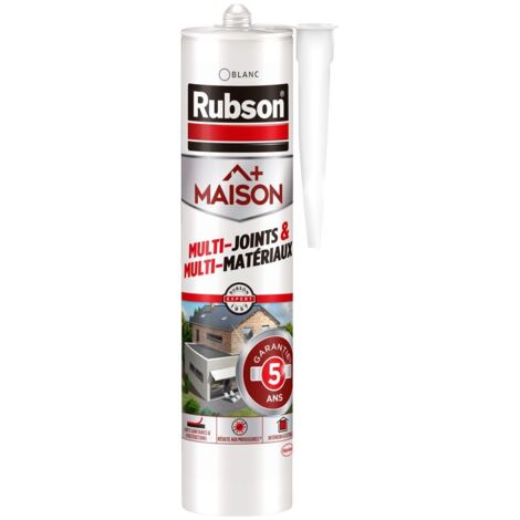 RUBSON - Mastic maison multi usages multi materiaux blanc 280 ml