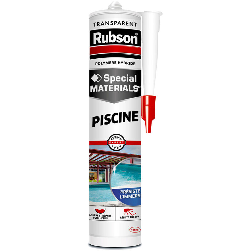 Rubson - Mastic polymère Extrême Piscine cartouche 280ml