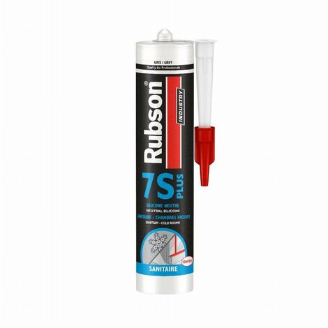 Rubson – Mastic silicone neutre spécial chambre froide 310 ml – Ne file pas – Extrusion et lissage faciles – 2784445 - PRO 7 S