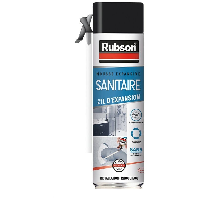 Mousse expansive sanitaire 500 ml - Rubson