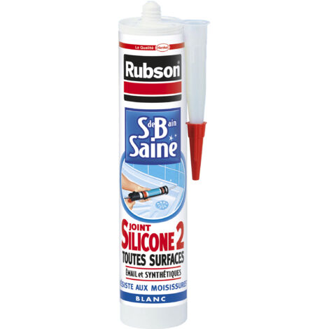 RUBSON silicona, blanca, 280 ml Rubson