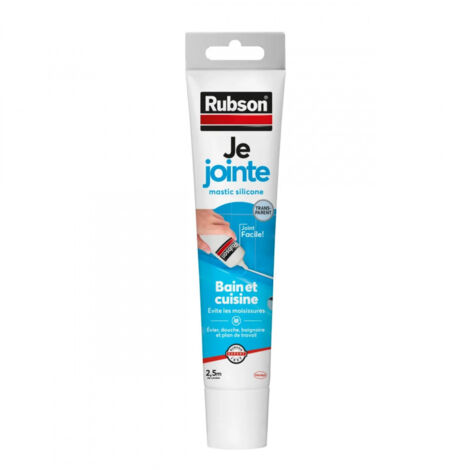 RUBSON silicone, trasparente, 50 ml Rubson
