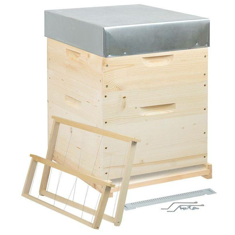 Icko - Ruche complète mi-bois Dadant 10 cadres