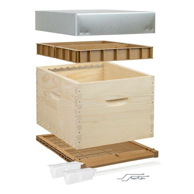 Icko - Ruche Dadant à tenons 10 cadres