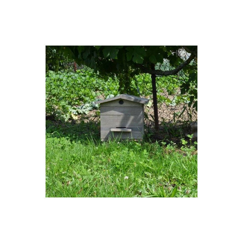 Outils Et Nature - Ruche Rustique 37 cm en bois 5 cadres
