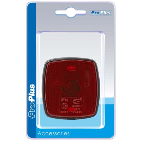 Ruckleuchte rot 65x60mm pm im blister
