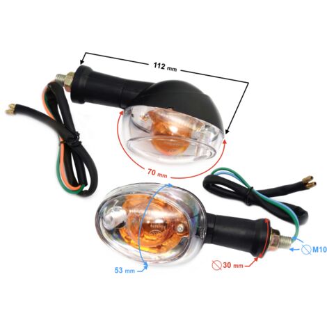 Rückblinker (Satz) für das Moped Fighter 2