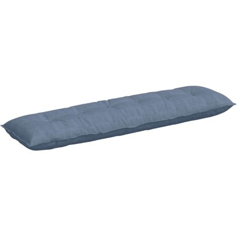Rückenkissen Blau 180 x 50 cm Cordstoff vidaXL
