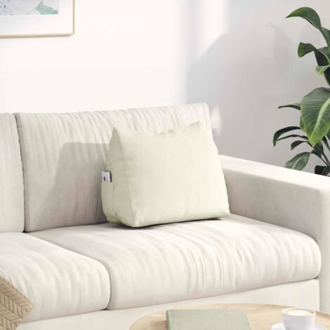Rückenkissen Creme 45 x 20 x 35 cm Cordstoff vidaXL