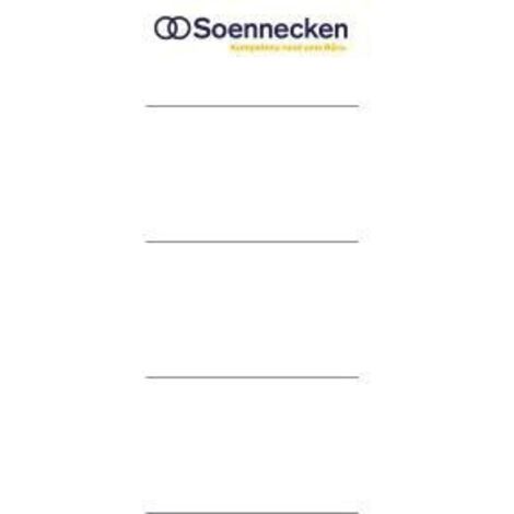 Rückenschild breit/kurz 48 x 153 mm (B x H) weiß 10 St./Pack.