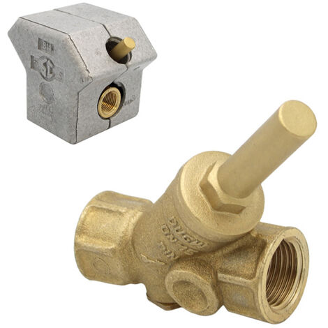 Rückflussverhinderer Muffenanschluss mit Dämmschale 1/2" - 1 1/4"