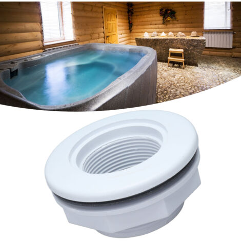 Rücklaufboje für eingelassene Pools mit G1-1/2-Anschluss, gerichteter Hydrostream-Düse, hochwertigem Kunststoff-Rücklaufanschluss, 1,5-Zoll-Innengewinde, einfache Installation