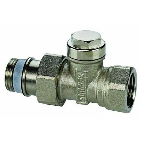 Rücklaufverschraubung SIMPLEX Typ N,  Durchgang DN15, 1/2"