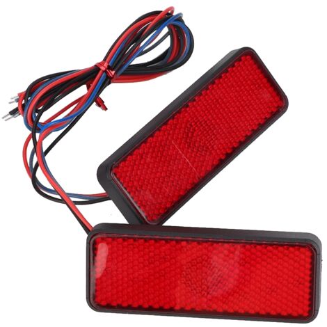 Rücklicht, LED-Reflektor für Motorräder, rotes Rücklicht, einfach zu montieren für Motorräder und Lokomotiven