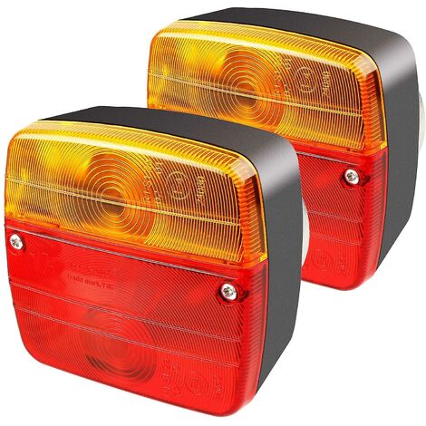 Rücklicht-Set für Anhänger, 21 W, 12 V, hintere Anzeigeleuchten, Bremsleuchte, Rücklicht für Anhänger, Transporter, LKW