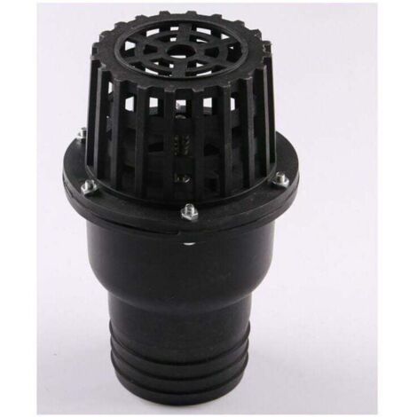 Rückschlagventil, Wasserpumpe, Bodenventil, Rückschlagventil, 3 Zoll, 185 mm, 60 mm, Kunststoff, Bodenventil, Duschkopf, Außendurchmesser 75 MM, 2 Stück