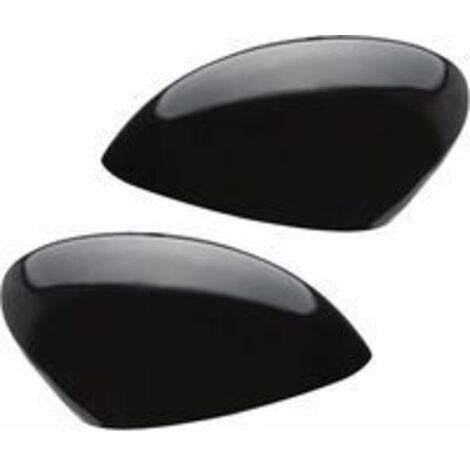 Rückspiegelkappenabdeckung für Fiesta MK7 2009–2017, glänzend schwarz