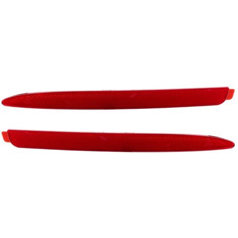 Rückstrahler für die hintere Stoßstange, 1 Paar ABS-Rückstrahler für die hintere Stoßstange (links und rechts) für 10-14, Reflektor.