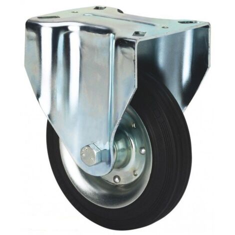 RUEDA 100 FIJA METAL/GOMA 110K