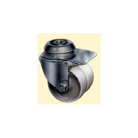 RUEDA .30 GIRATORIA PLATAFORMA PLASTICO DOBLE 30K