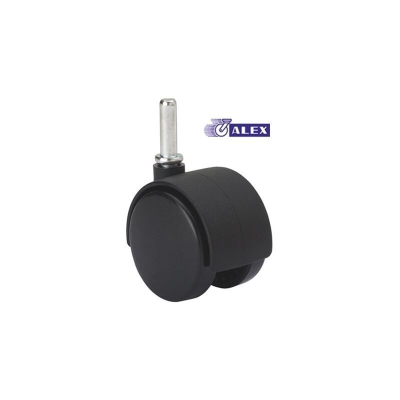 

Rueda Giratoria 045Mm 1-0394 Espiga 08X26Mm 030Kg Neg Dk Negro Ale