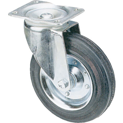 Rueda 75490 GN RO - Ø 100 mm - 80x60 mm