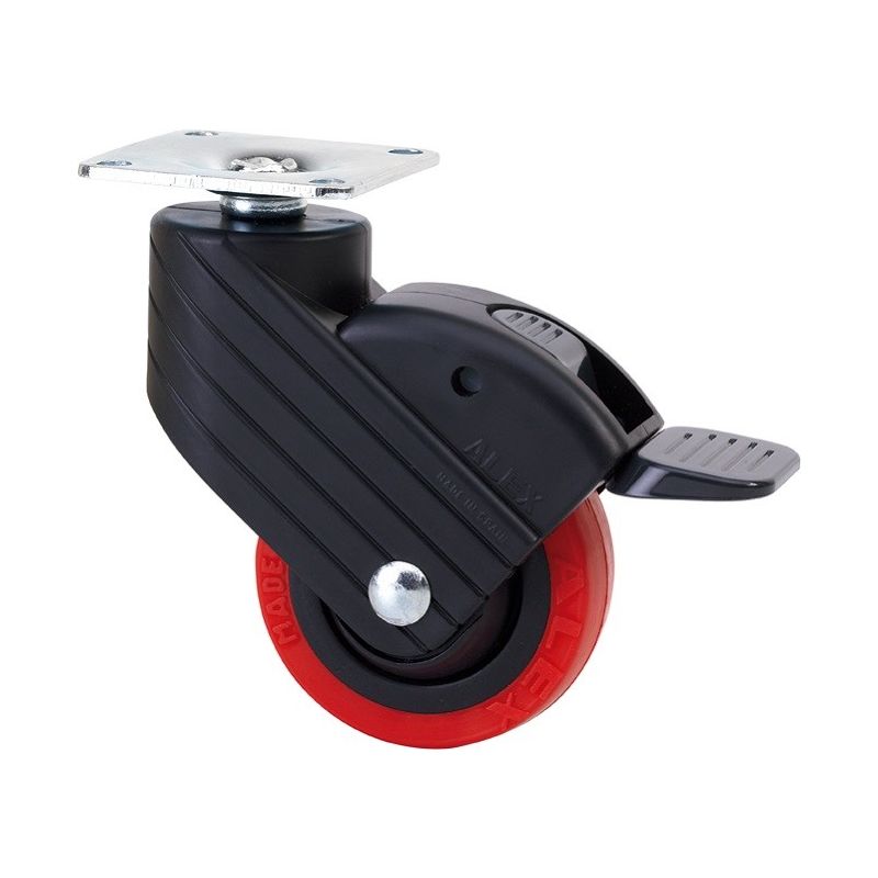 

Rueda Alex HP-PPI con placa superior y freno 1-0762C