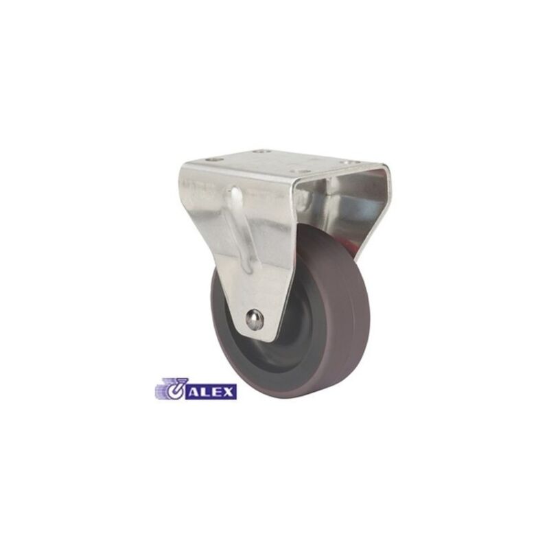 

Rueda Fija 060Mm 2-1035 Pl.051X045 040Kg.Liso Gom N/G Z Pgi