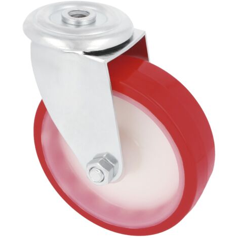 Rueda AMIG 2541-125 Poliuretano Rojo