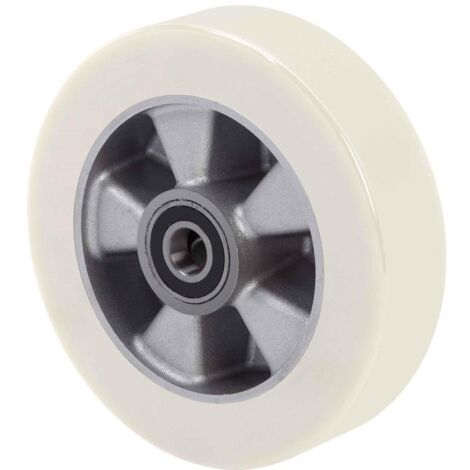 rueda ausb200-20-60 nucleo alum.y banda poliur.blanco "velocid"bolas
