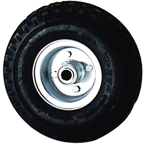 Rueda carretilla sacos neumática llanta galvanizada 20 mm.