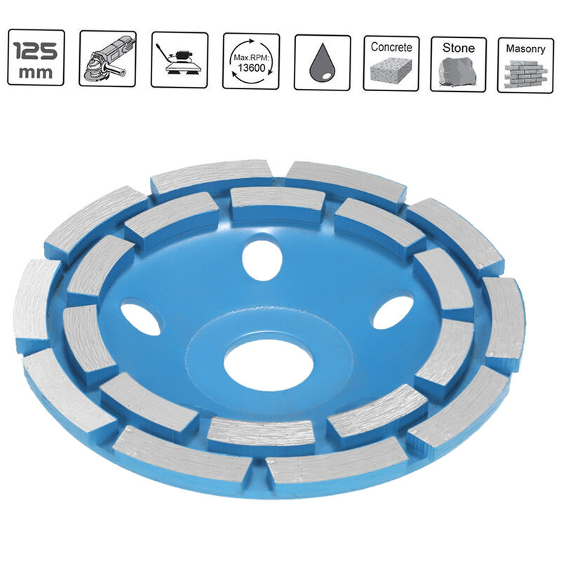 

Rueda de diamante, 125 * 22 mm, azul