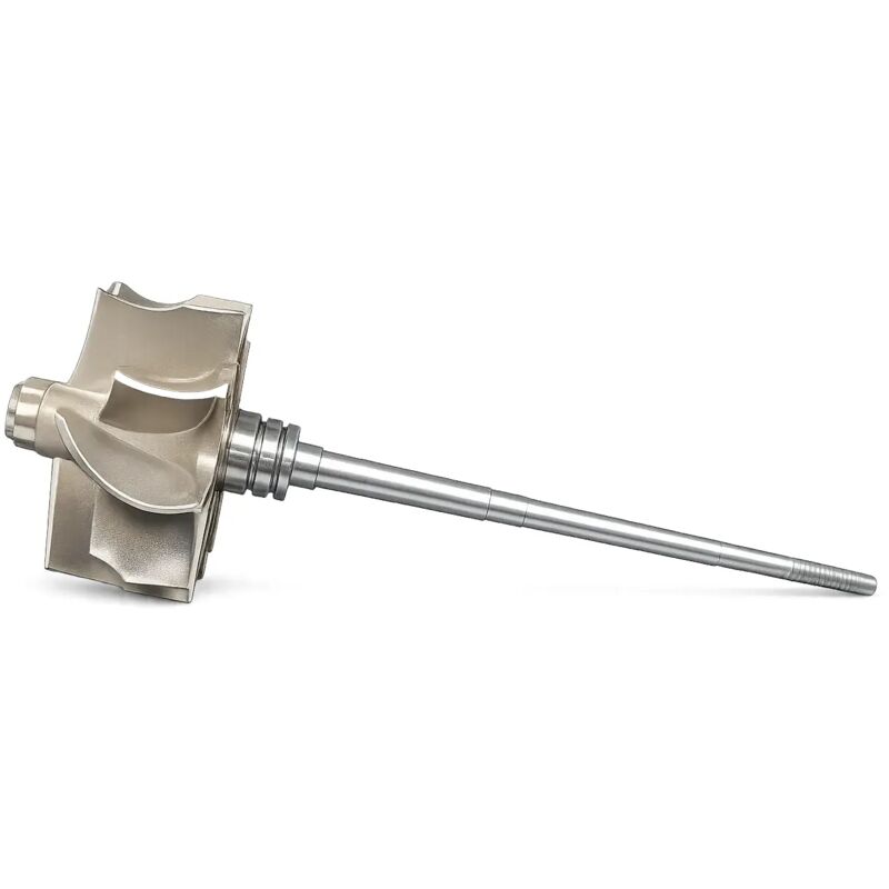 Rueda de eje turbo de alto caudal, rotor Garrett 012-0242, 5+5 álabes, 50,3/53