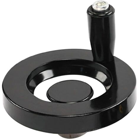 Rueda de mano de aleación de aluminio, rueda de manivela de alambre superior, accesorios de máquina herramienta redondos internos, manija mecánica