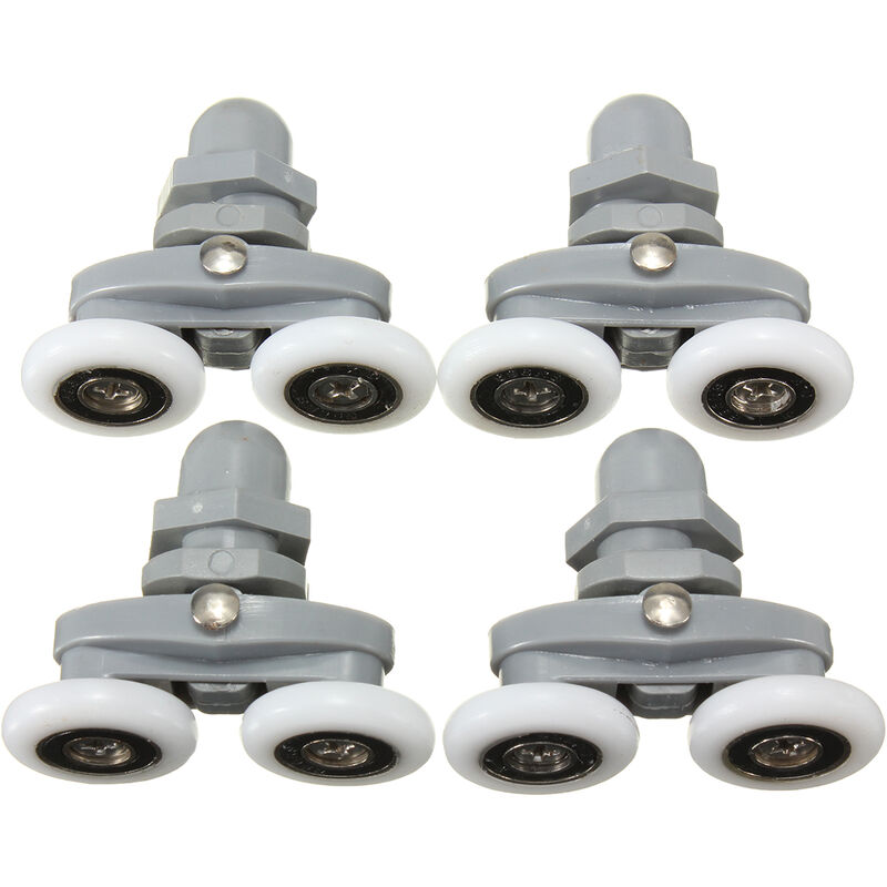 

Rueda de polea de 4 piezas para puerta de ducha de baño diámetro 23 mm