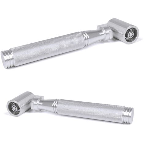 Rueda de presión de acero inoxidable con mango antideslizante de aleación de aluminio, herramienta para empapelar el hogar (dos juegos)