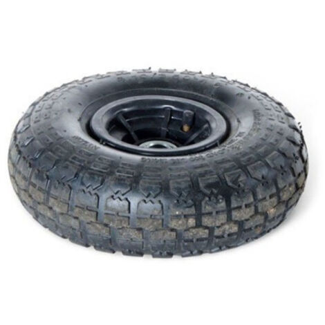 Rueda de Repuesto Neumática para Carretilla Volquete 80/4 4 cm Llanta de Plástico