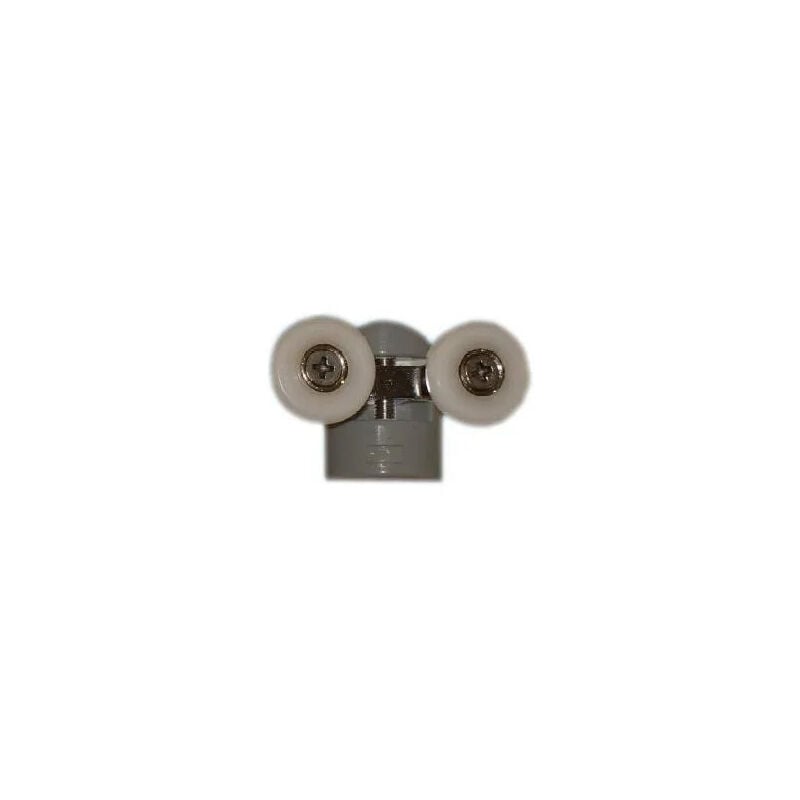

Rueda doble ROU19 para vidrio 6mm D.23mm L.58mm con soporte gris