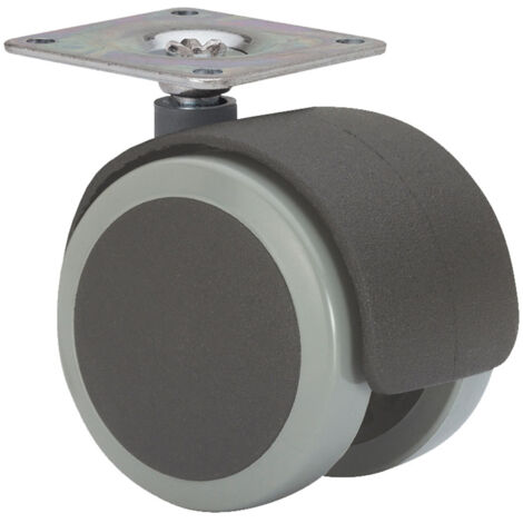 Rueda doméstica ALEX serie DK-DK pletina sin freno 50 mm - talla