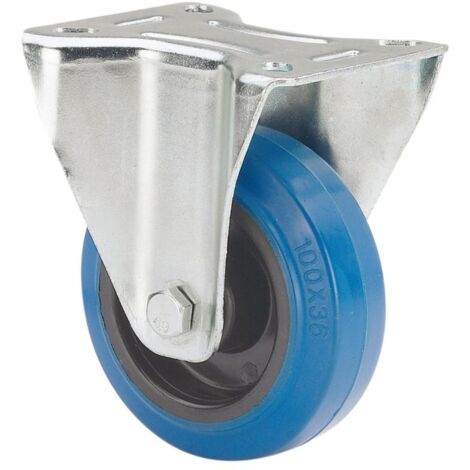 rueda fija  121-200-2 poliamix-goma azul superelast.rodillos