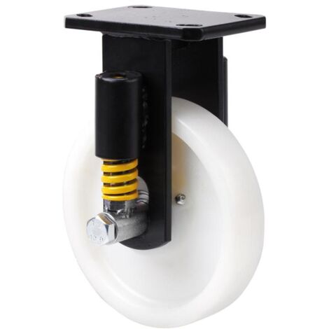 rueda fija  17hlse150-ftb suspension nylon blanco extrafuerte eje bolas