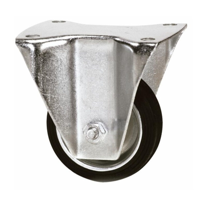 

Rueda fija 80X25 banda de goma 50 Kg