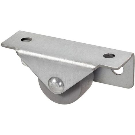 Rueda fija lateral 025mm 1-0776 040kg goma gr 64n25-pgi alex