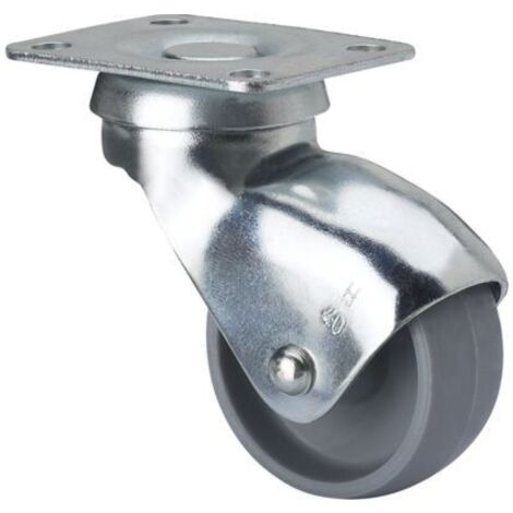 Rueda gir 030mm 3-0016 pl.046x036 015kg.liso pp gr h bp alex
