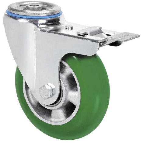 rueda giratora aguj.m12 fr.20zvfd200-auagb aluminio-poliur.verde bolas balona