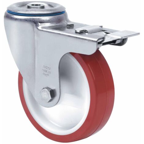 rueda giratora aguj.m12 fr.inox.20zvifd150-pol poliamix bl-poliur.marron liso
