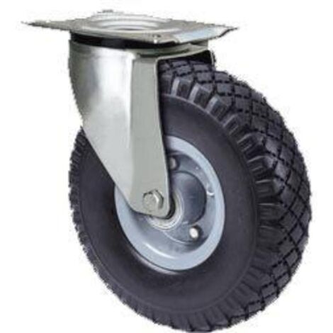 rueda giratora placa 10wl260-rifb metalico-impinchable eje bolas