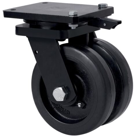 rueda giratora placa mec.dir.10hlgmd200-hgb hierro-goma negra natur(doble)bol