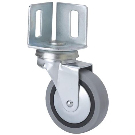 rueda giratora pletina angular 16bsr60cp-pgi poliamix-goma gris eje liso