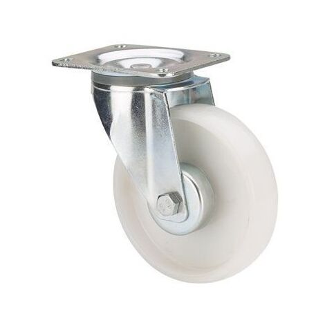 Rueda Giratoria 125Mm Tw0198 Pl. 170Kg Pol Bl Alex
